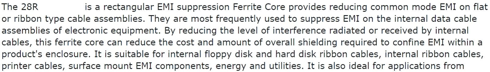 פריטים לאלקטרוניקה LAIRD TECHNOLOGIES TEXT